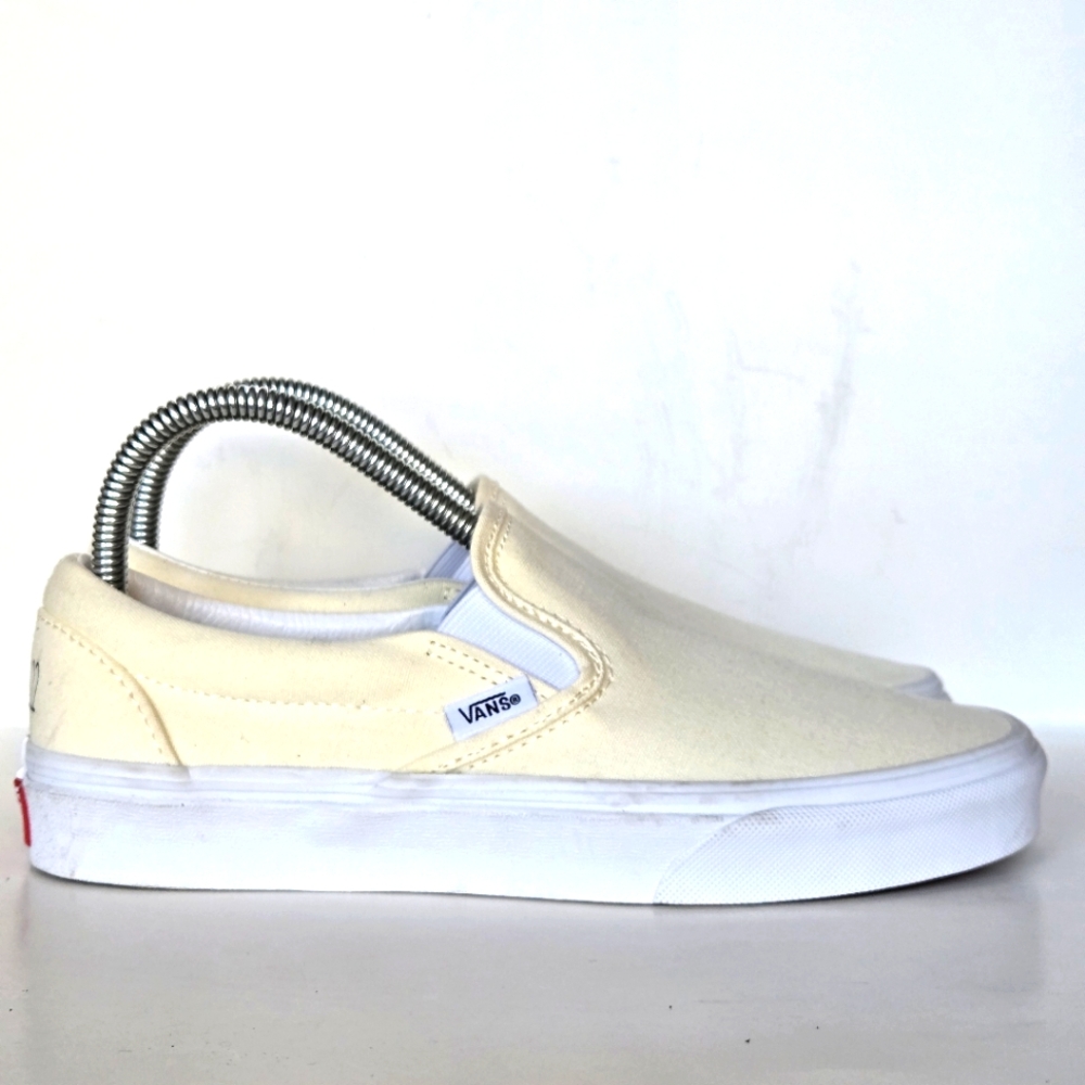 Vans Lace free Classic Canvas Vanilla Cream Sneakers 8